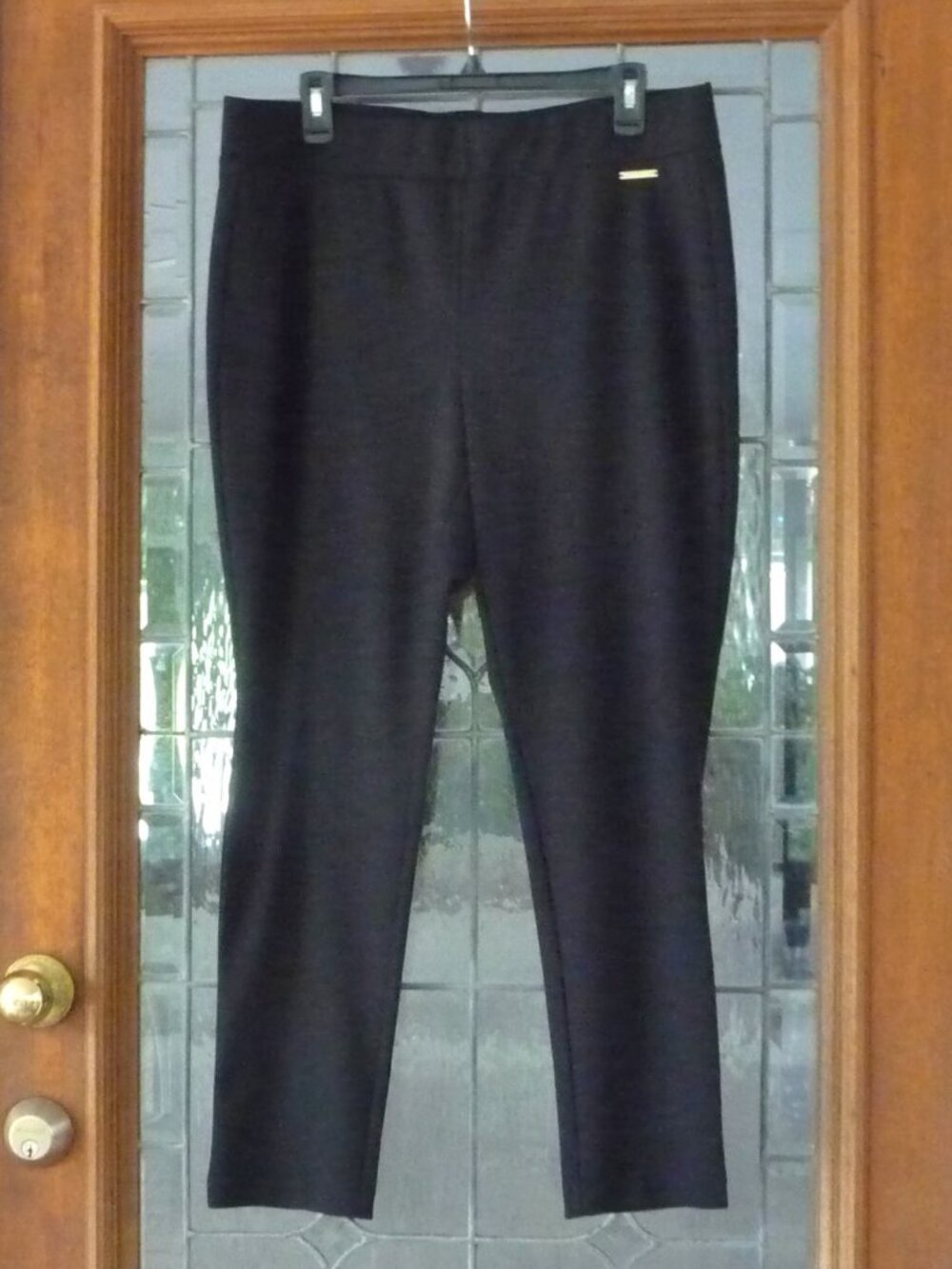 SIZE XL BLACK STRETCH PANTS MICHAEL MICHAEK KORS